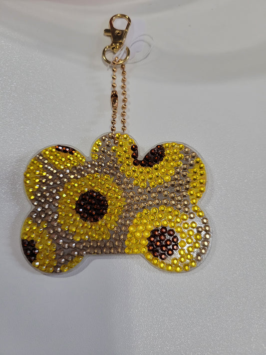 Sunflower Dogbone | Keychain