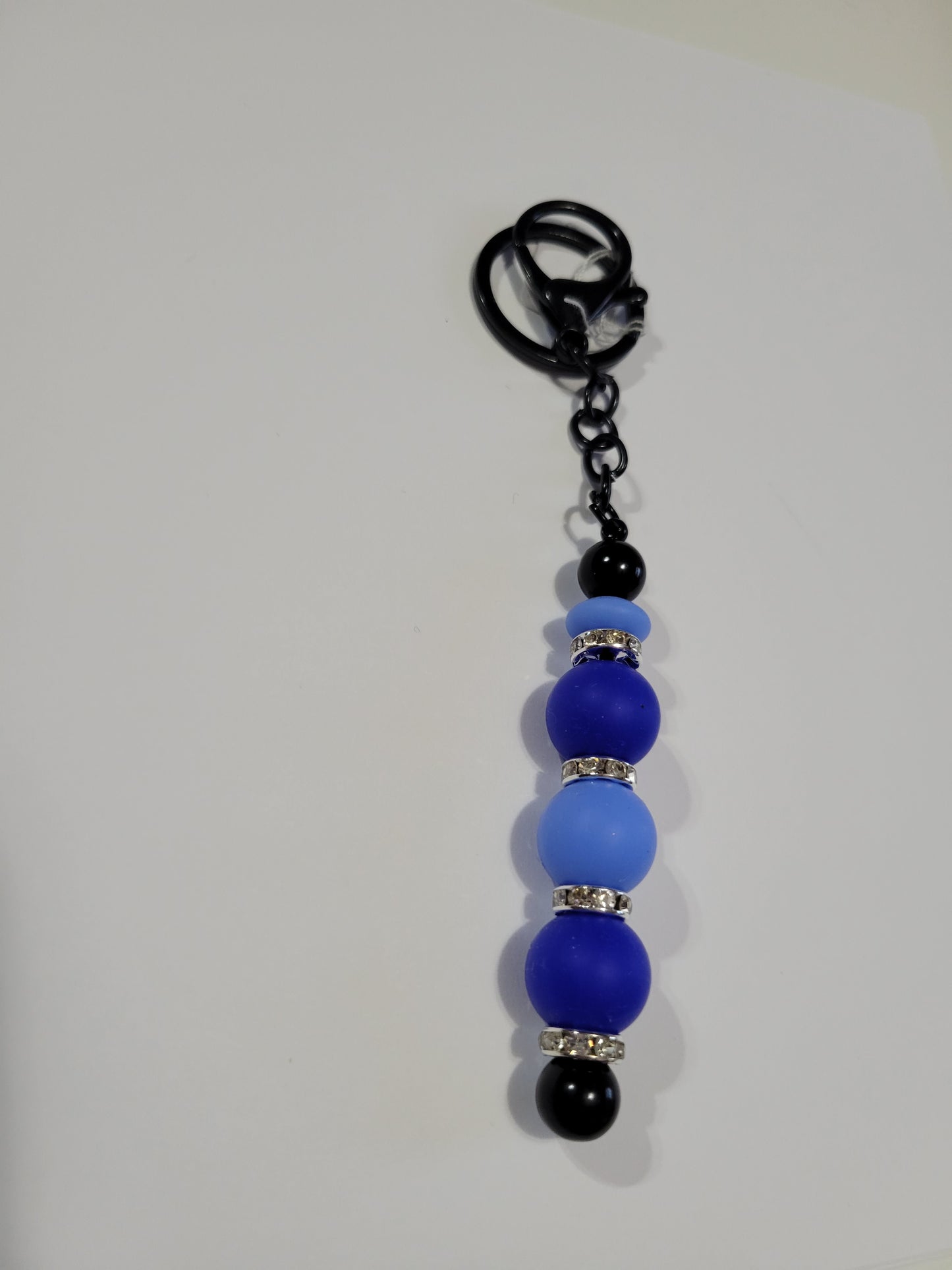 Blue Ombre | Black Bar Keychain