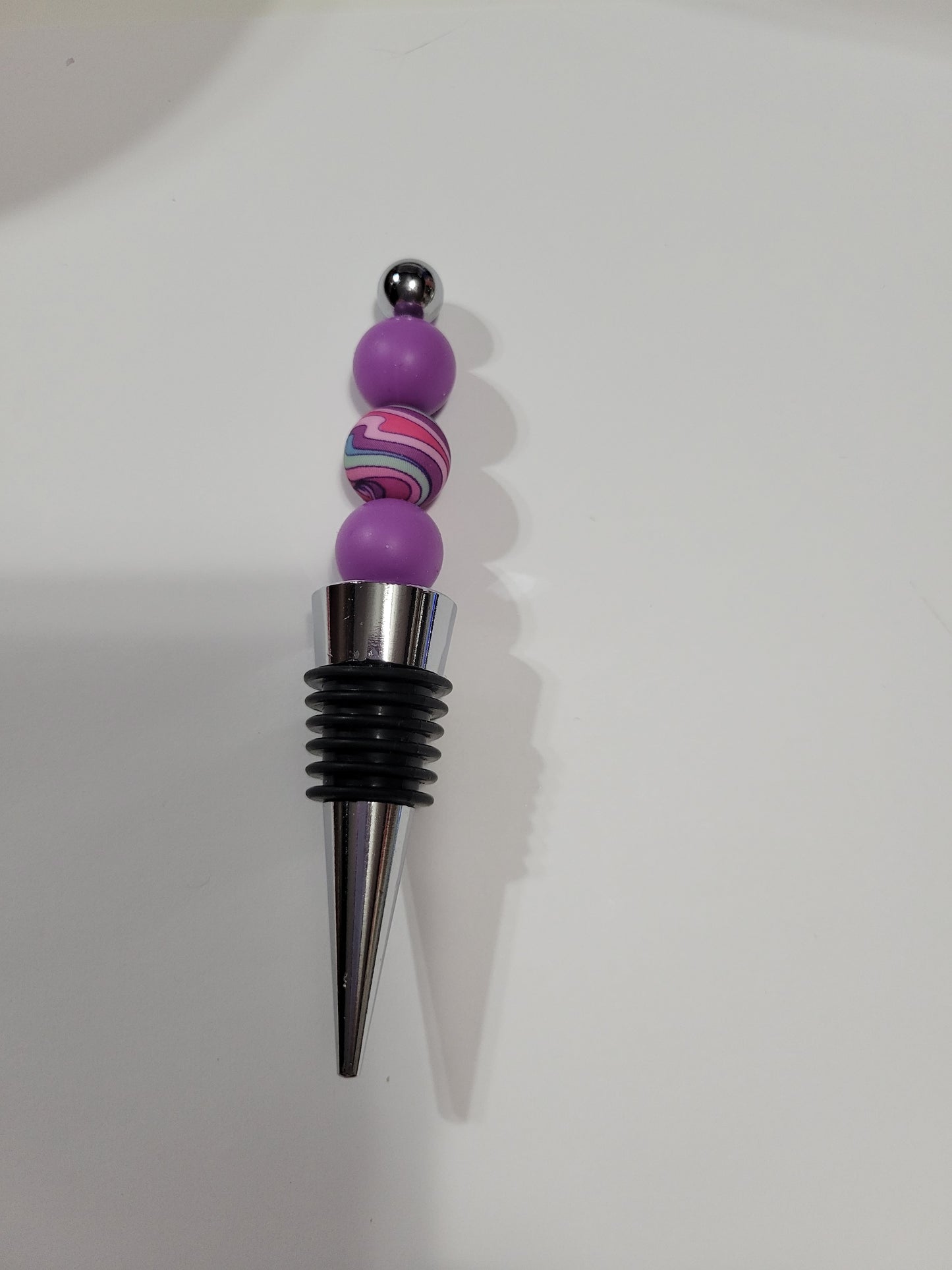 Purple Swirl | Wine Stopper