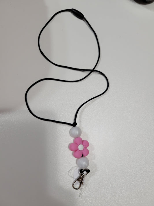 Pink Flower | Lanyard