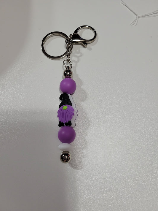 Purple Gnome | Bar Keychain