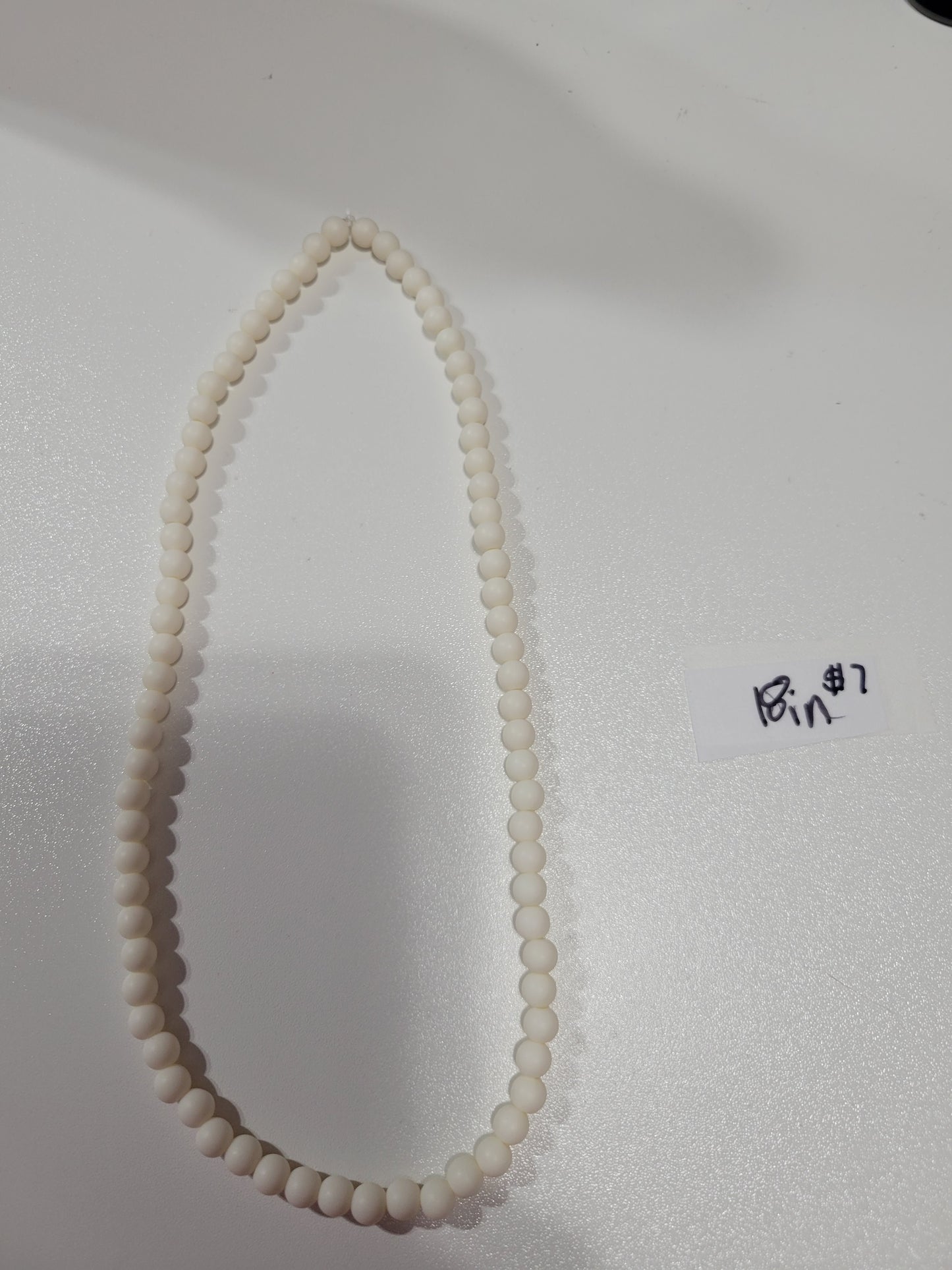 Matte White | Necklace - 18"