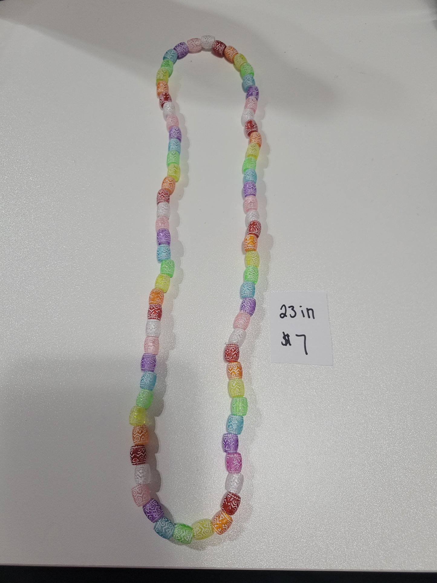 Rainbow Tribal | Necklace - 23"