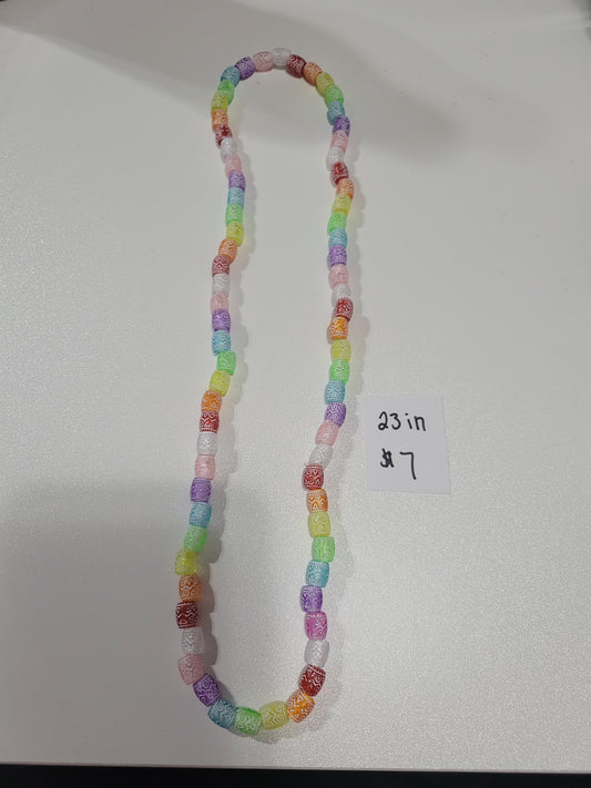 Rainbow Tribal | Necklace - 23"