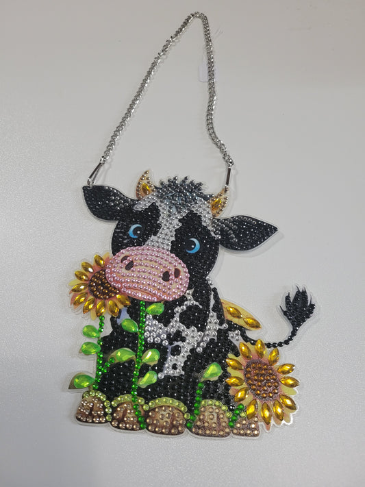 Cow Hanging Diamond Painting