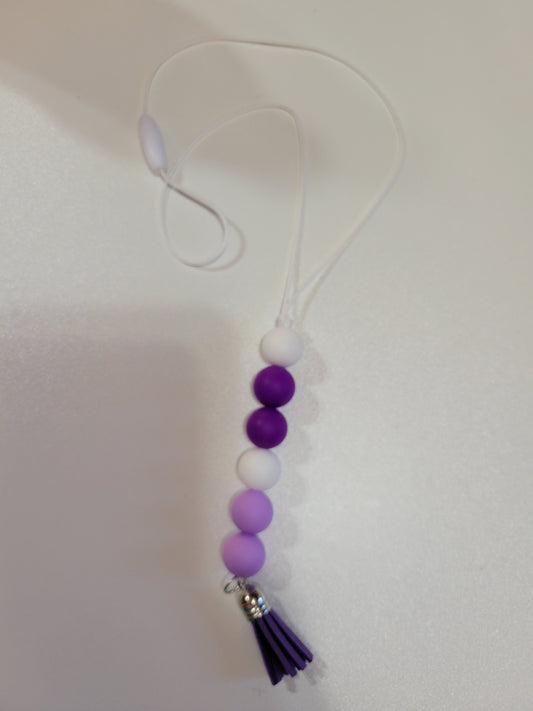 Purple w/tassel | Car Charm