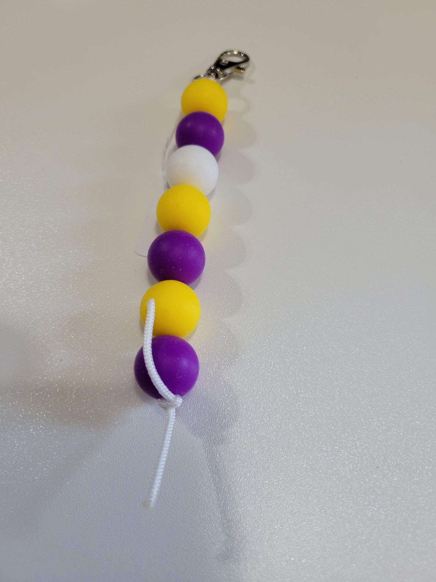 Yellow/Purple/White| Keychain