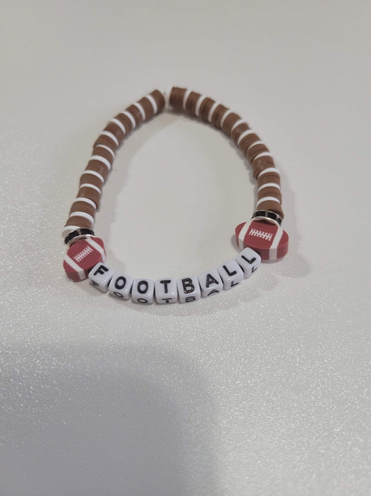 Football | Beaded Bracelet