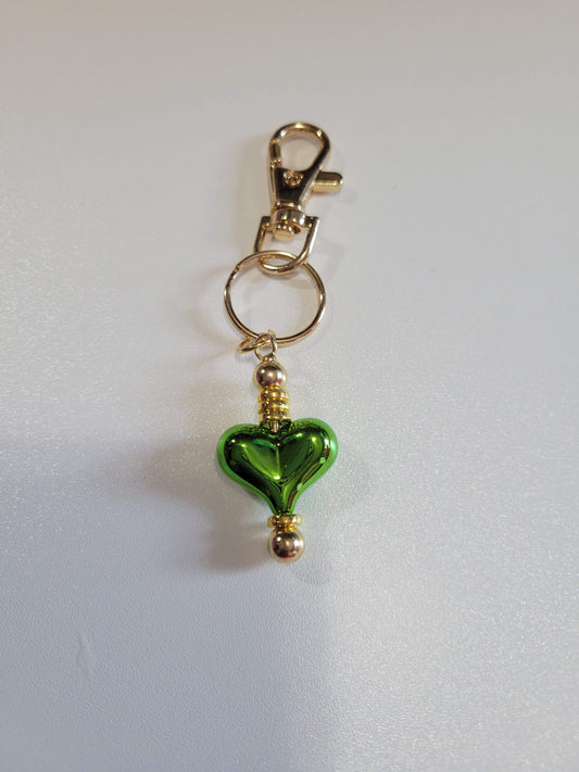 Green Heart | Mini Bar Keychain