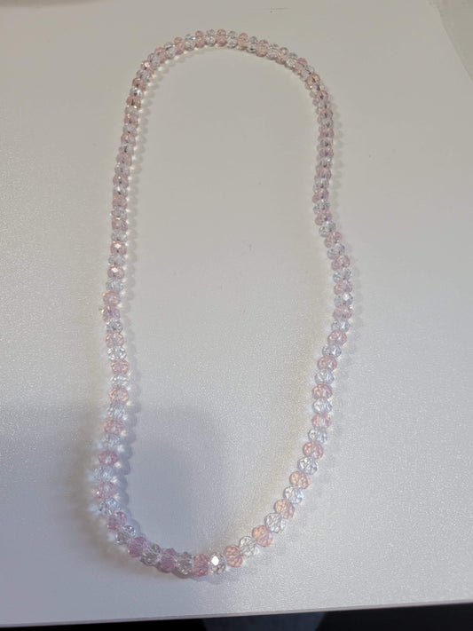 White/Pink | Beaded Necklace