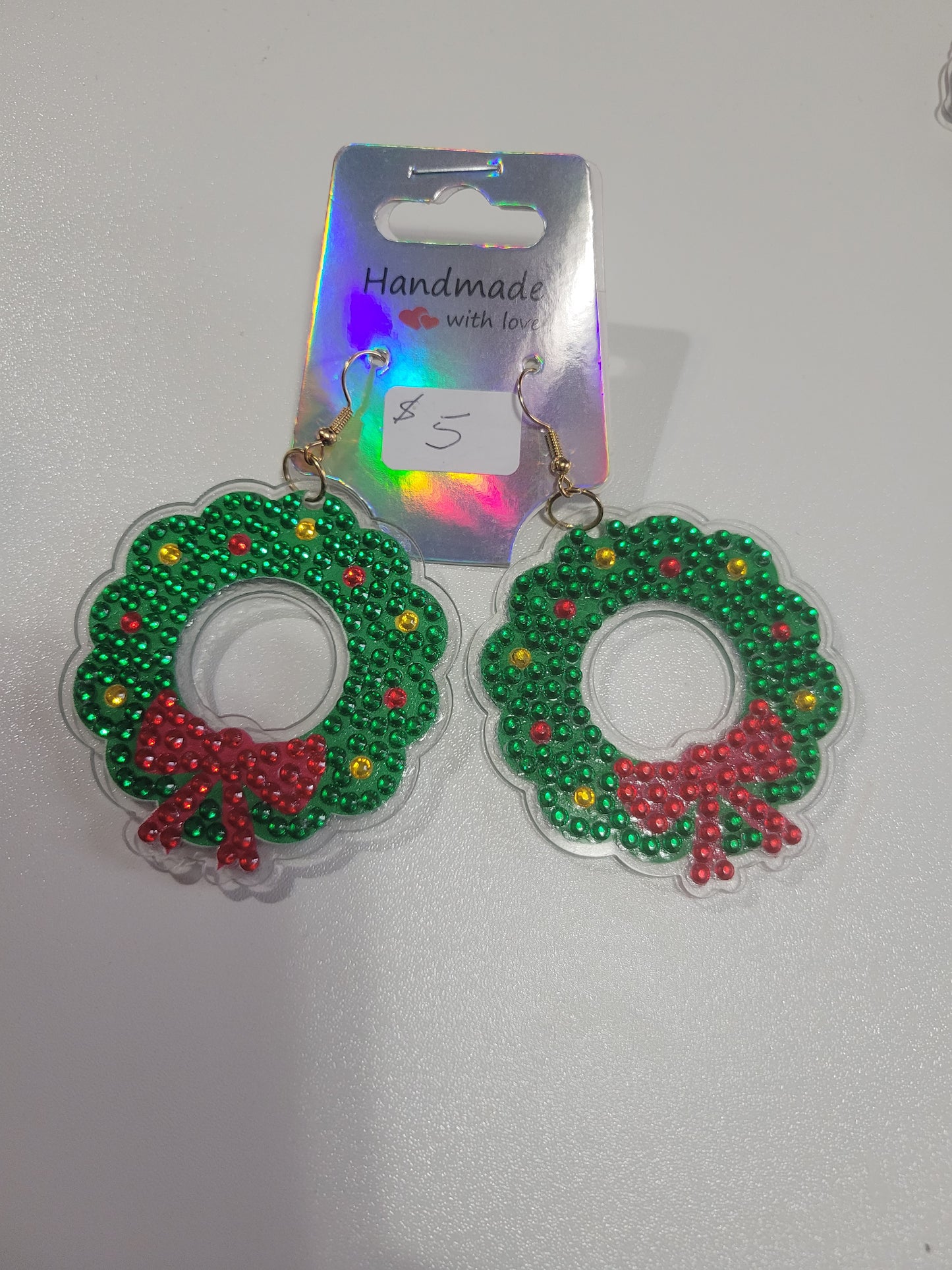 Wreath Diamond Art | Earrings