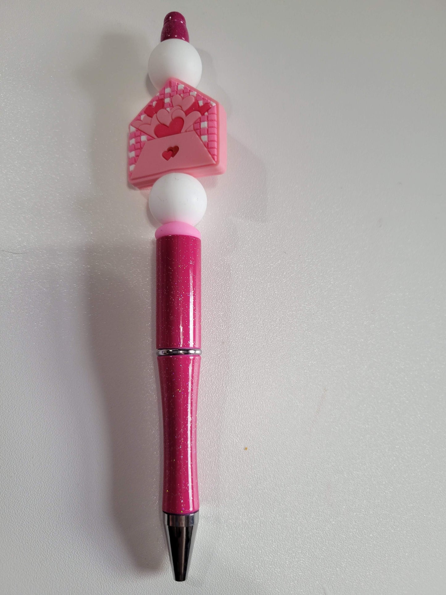 Pink Heart Envelope | Pen