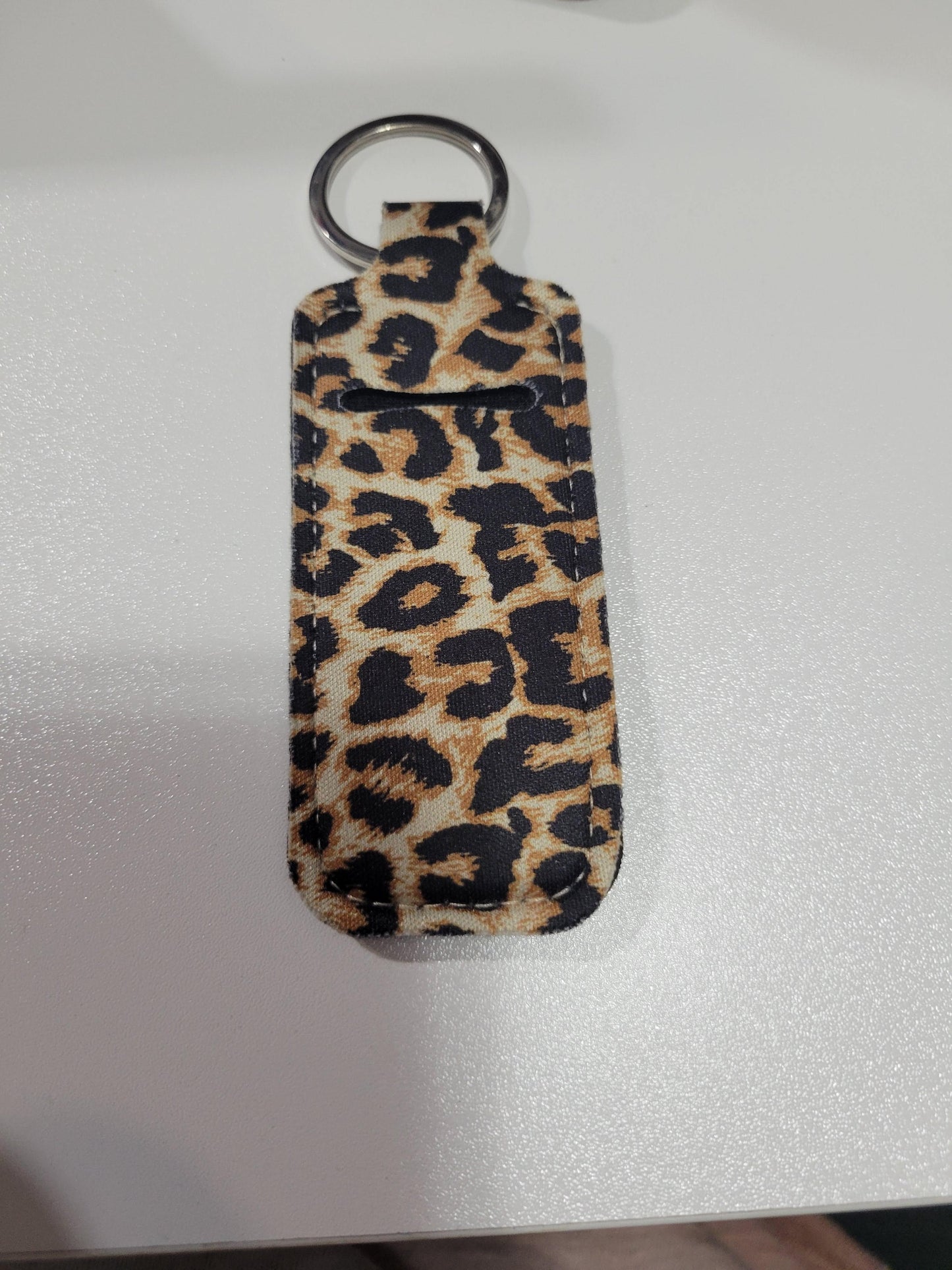 Cheetah |Chapstick Keychain