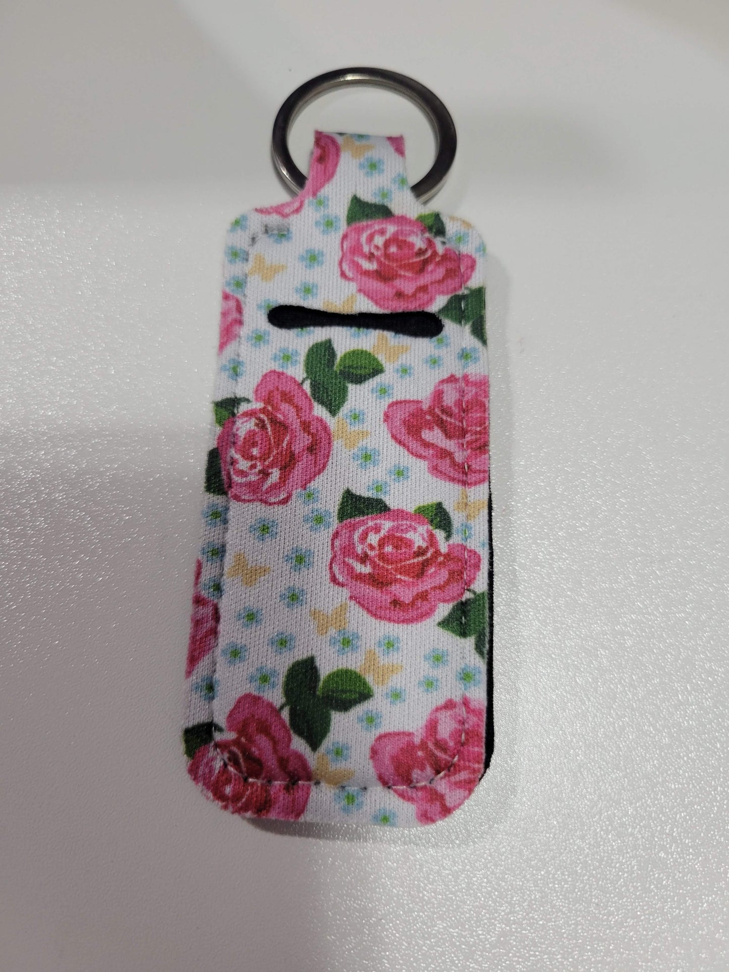 Roses |Chapstick Keychain