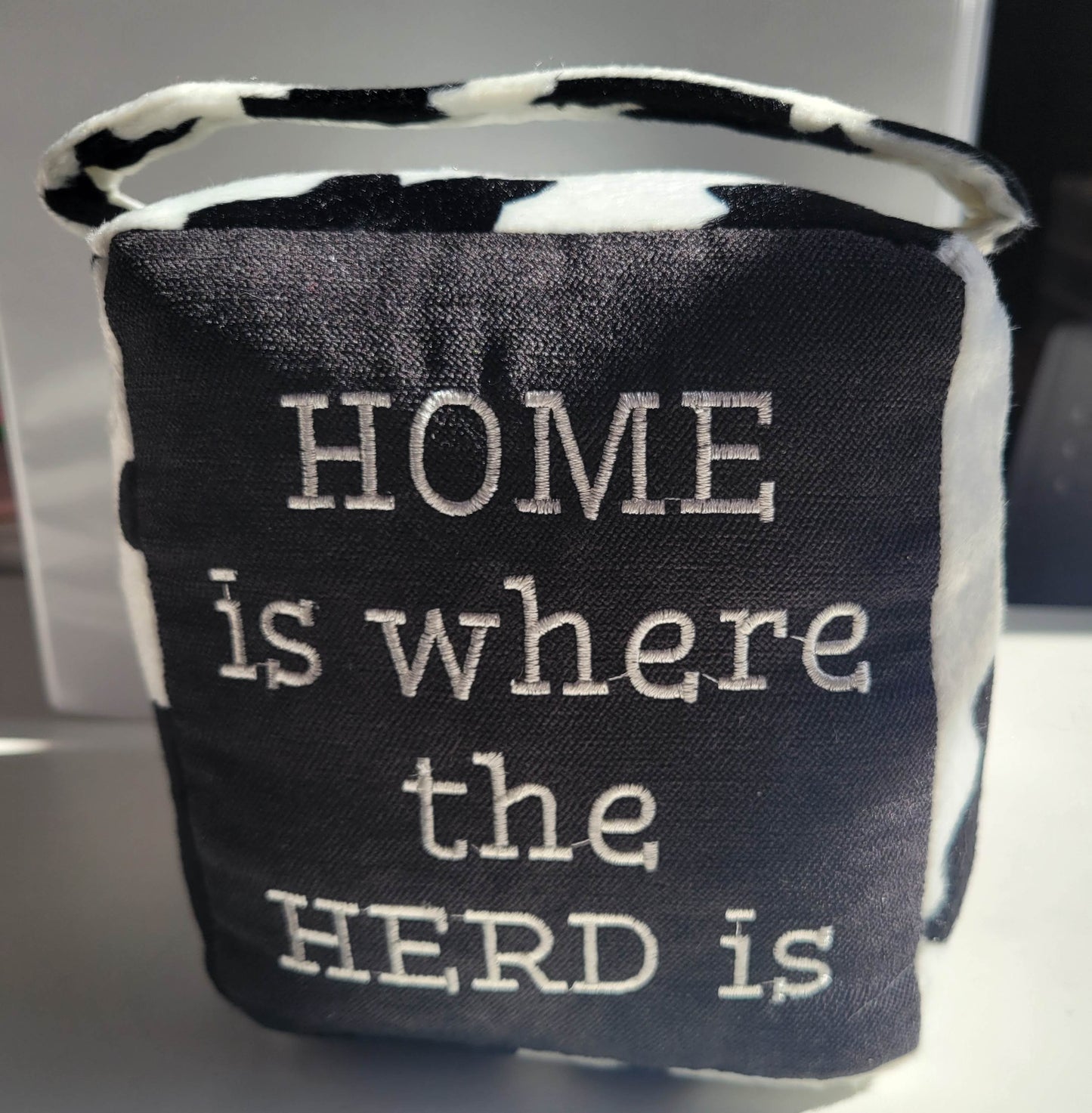 Cow Pattern Doorstop|Plush