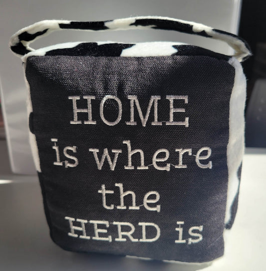 Cow Pattern Doorstop|Plush