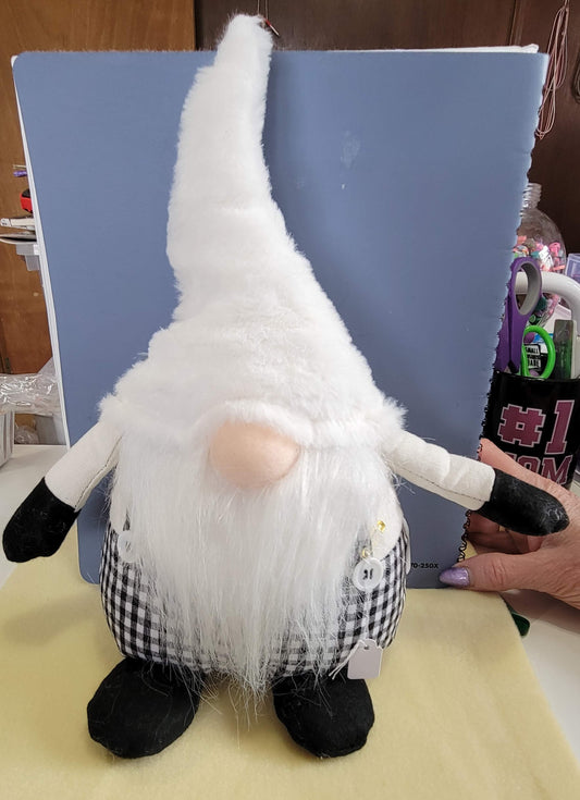 Checkered Overalls Gnome |Plush
