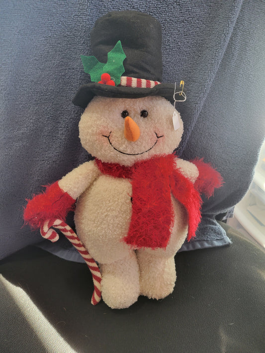 Standing Holly Snowman |Plush