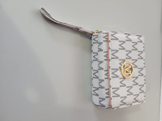 White M Trifold |Wallets