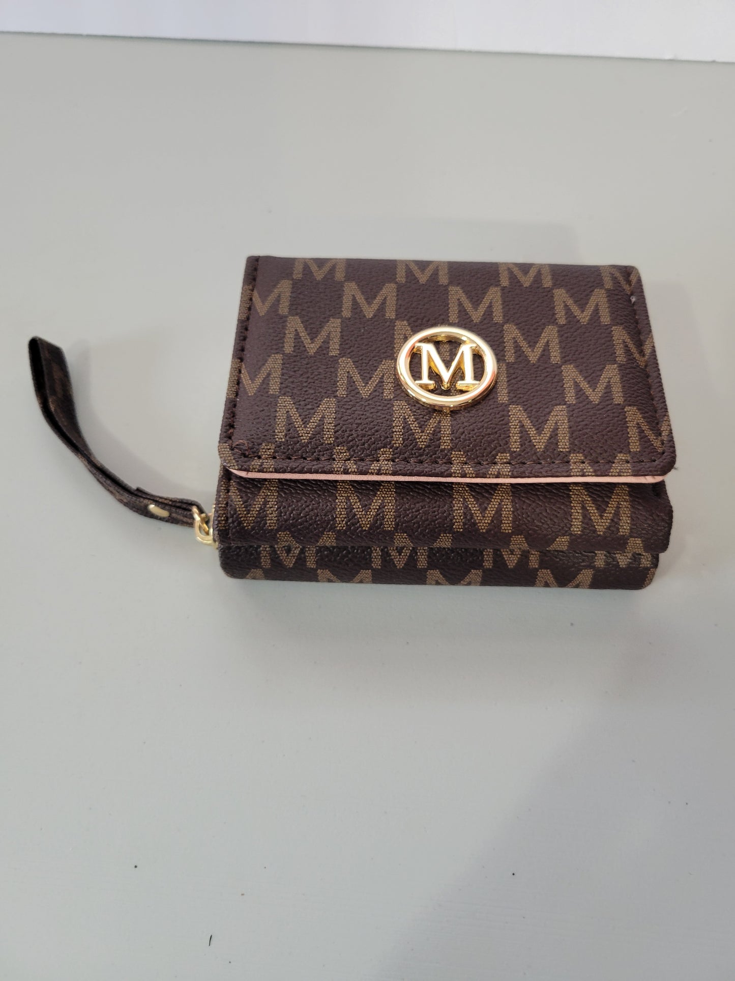 Brown M Trifold|Wallets