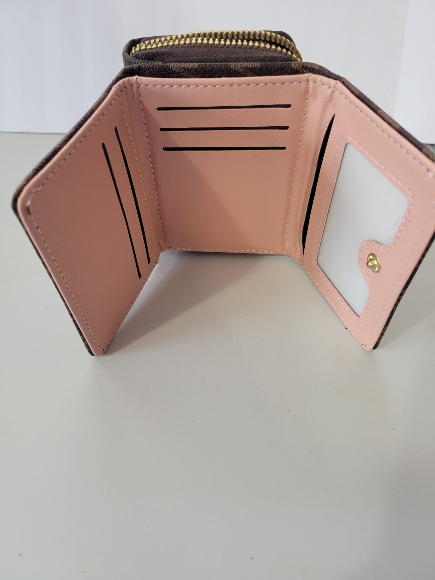 Brown M Trifold|Wallets