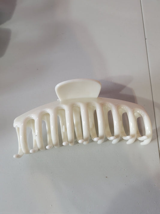 Large White|Hair Clips