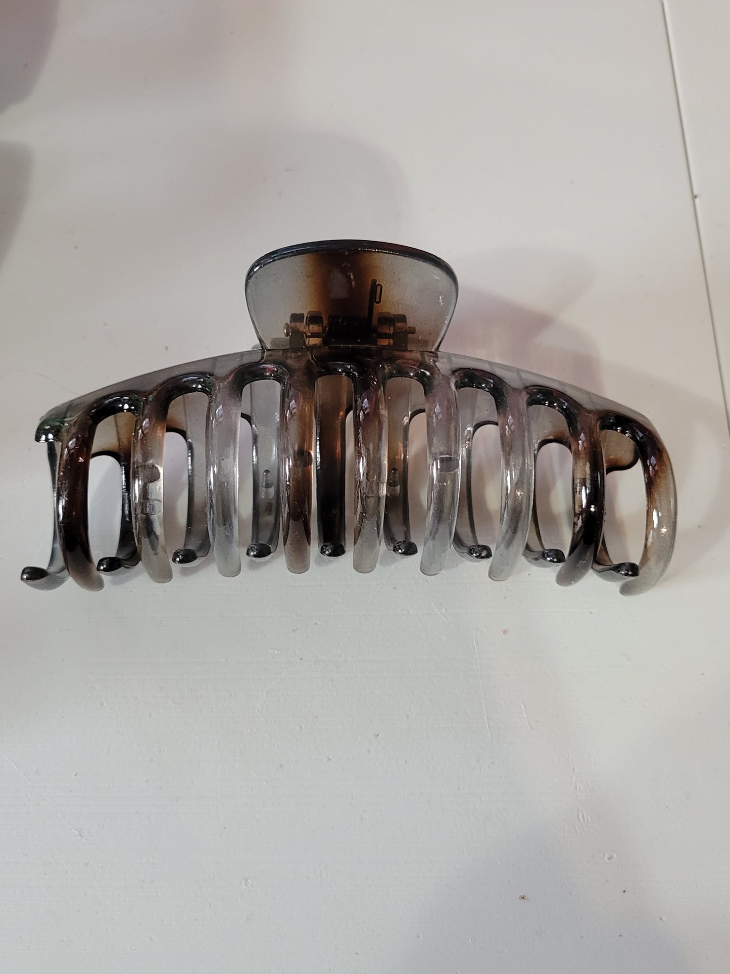 Large Black/Clear|Hair Clips
