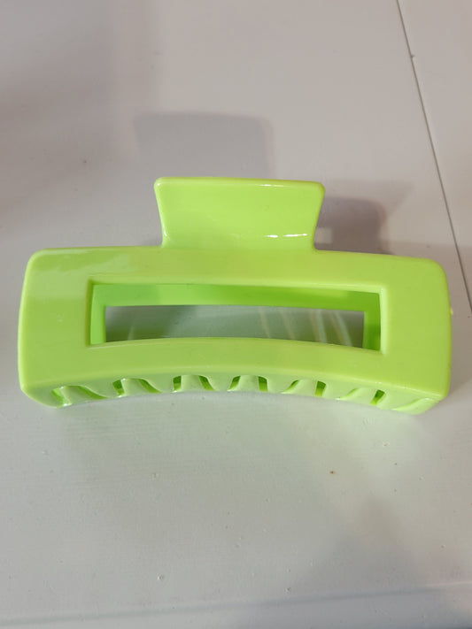 Large Lime Green|Hair Clips