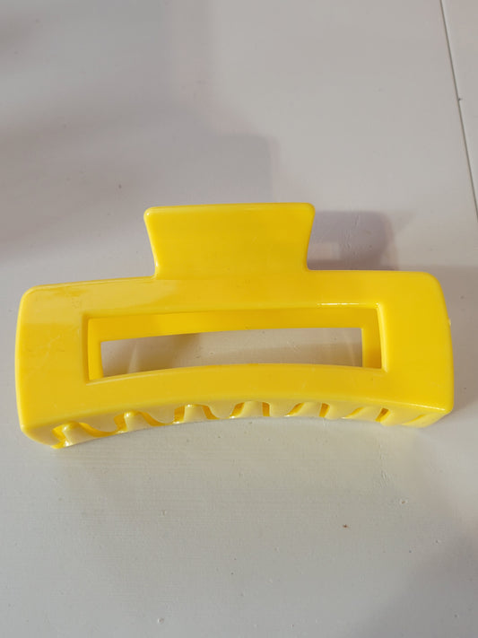 Large Yellow|Hair Clips