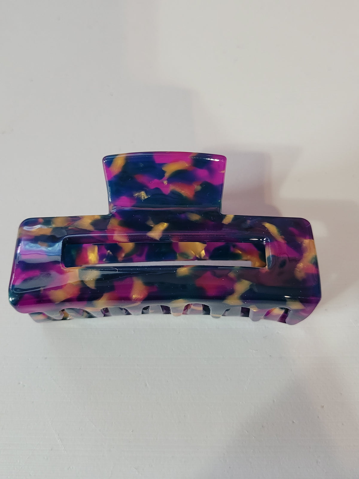 Medium Pink Blue Art|Hair Clips