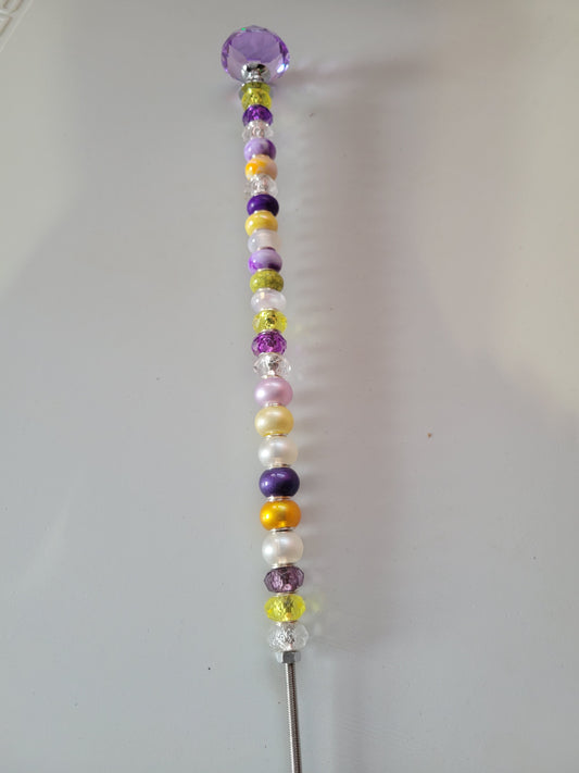 Purple/Yellow| Garden Stake