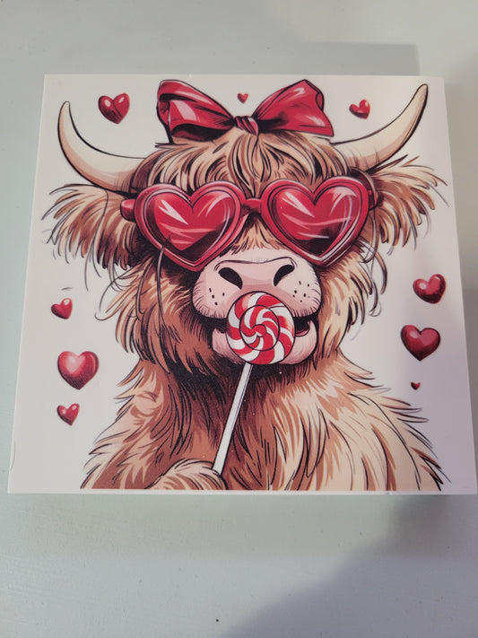 Highland Cow w/ Sucker|Signs