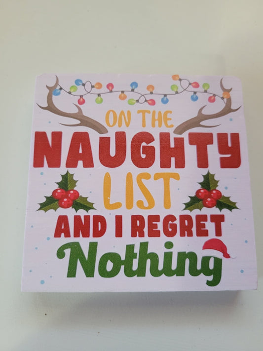On The Naughty List|Signs