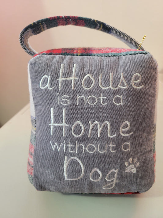 Dog Home Doorstop|Plush