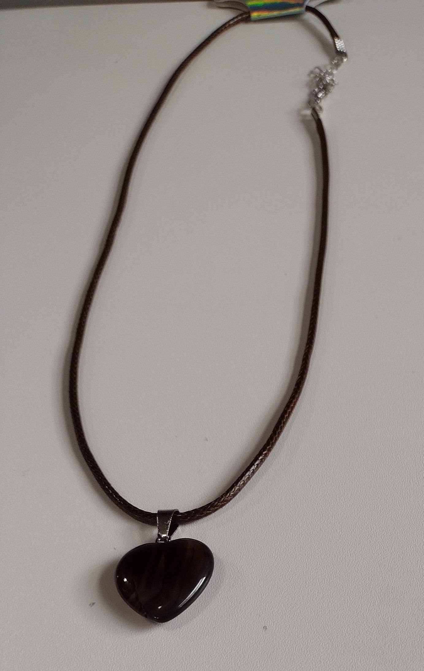 Black Heart | Corded Necklace - 18"