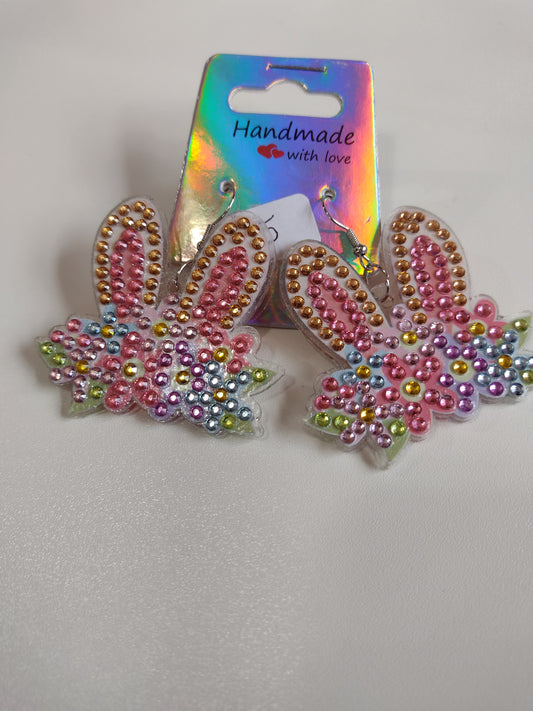 Bunny Ears Diamond Art | Earrings